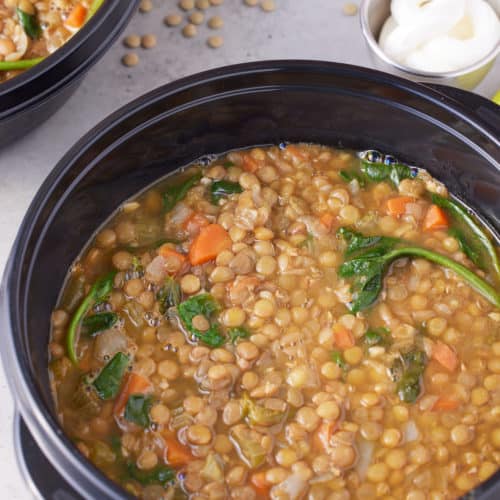 Lentil Spinach Soup Recipe - What to Pack for Lunch