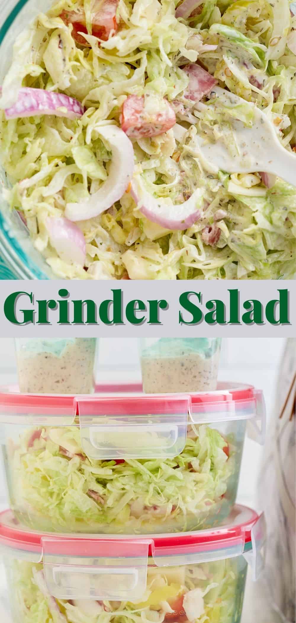 pin image for grinder salad recipe